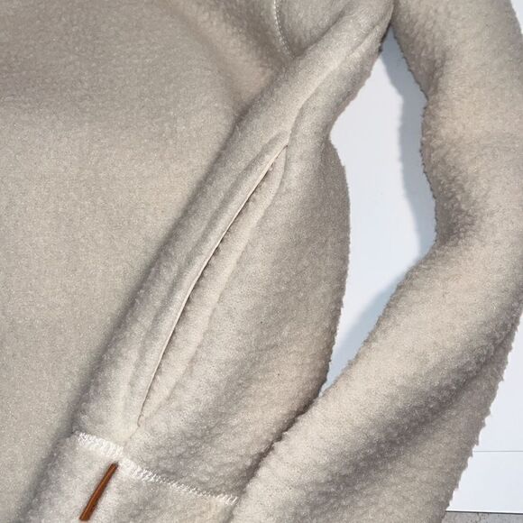 Nwt Avalanche shearling 1/4 zip pullover jacket w/ pockets - Picture 4 of 8